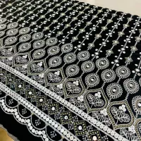 پارچه مخمل حاشیه دار ونوس ۹۰۰۰ اصل هندی