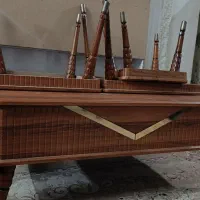 میز جلو مبلی با سه گلمیز