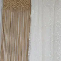 پرده کناره مکرومه