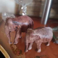 مجسمه چوبی فیل