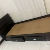 تخت خواب تمام ام دی اف۲در۹۰ همراه باکشو زیر قیمت