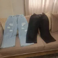 ۳عدد شلوار لی واید لگ در حد نونو