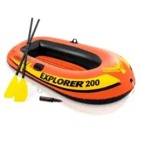 قایق بادی اینتکس explorer 200 همراه پارو و تلمبه