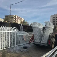 نرده 50 گله شاخ گوزنی بوته ای دزدگیر نرده باغ