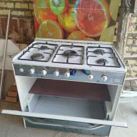 گاز 5شعله طرح فر