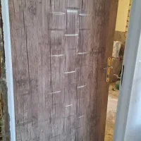 درب اتاق خواب با چهارچوب