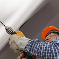 دریل کاری دیواری و جای هالوژن و جای لوله آب و...