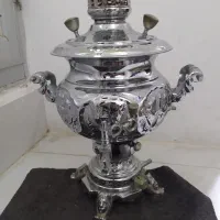 سماور گازی قلم کاری جلوه در حد مشابه اک