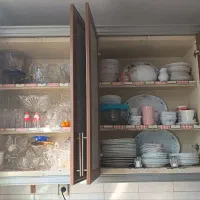 کابینت|آب‌چکان و نظم‌دهنده ظروف|اسلام‌شهر, شهرک مفیدی|دیوار
