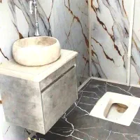 تعمیرات حمام بازسازی سرویس کفپوش سرامیک ماربل شیت