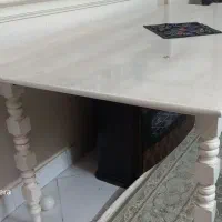 میز ناهارخوری پایه خراطی