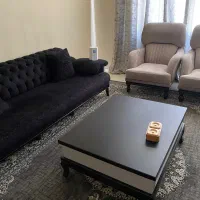 مبل مشکی توصی کاملا نو
