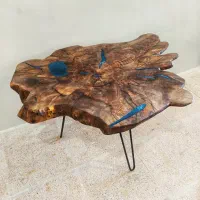 میز جلو مبلی چوبی