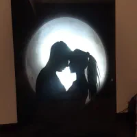تابلو چراغ دار عاشقانه