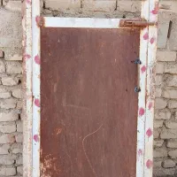 دو عدد درب آهنی
