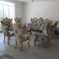 مبل سلطنتی۹ نفره  و میز نهارخوری