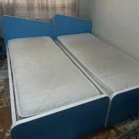 تخت تک نفره با کمد و تشک
