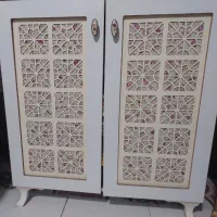 کمد چوبی سفید رنگ