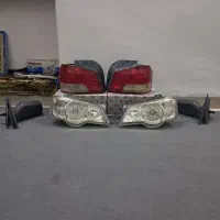 خطرعقب وچراغ جلو ۱۳۲ویک جفت اینه ولیورکامل دنده