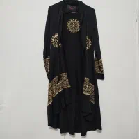 مانتو مشکی مجلسی