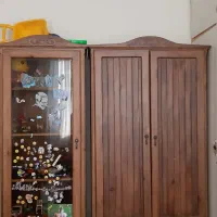 سرویس تخت و کمد نوزاد نوجوان چوب