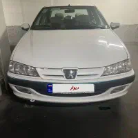 پژو پارس سفید سال ۹۶