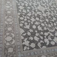 یک جفت فرش۹متری۱۲۰۰شانه۳۶۰۰تراکم گل برجسته نو نخ