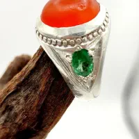 انگشتر عقیق یمنی کهنه