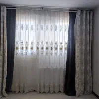 پرده منزل تمیز و درحد نو