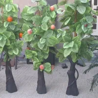 پنج عدد گل مصنوعی