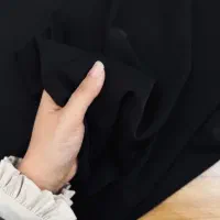 پارچه الیزه مشکی جت بلک