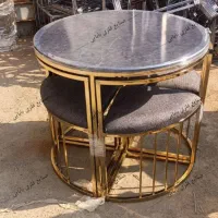 میز غذاخوری فلزی
