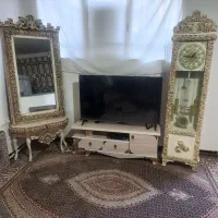 آینه ساعت میز تلوزیون
