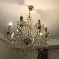لوستر کریستال اصل ۳ تا ۸ شاخه