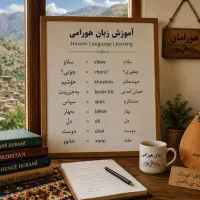 میخوام زبان هورامی یاد بگیرم(غیر حضوری)