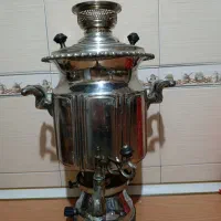 سماور برنجی قدیمی کارکرده