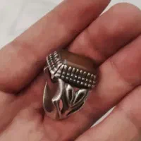 انگشتر نقره رکاب قوی
