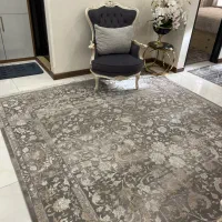 فرش ۹ متری مدرن طوسی افشان