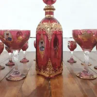 سرویس عتیقه تنگ و گیلاس شاه عباسی