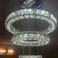دوتا لوستر کریستال لوکس