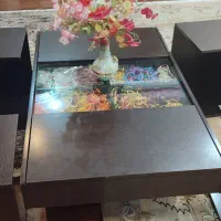 میز جلو مبلی ۵ تکهMDF تبدیل‌شونده بسیار شیک و سالم