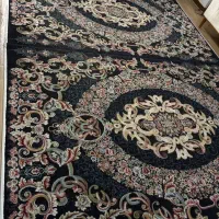 ۳عدد فرش ۶ متری ست ۷۰۰ شانه و فرش گرد و ۲ تا پادری
