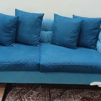 مبل 8نفره  گلدان  دسته پرده میز عسلی