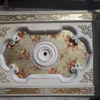 گل سقفی PVC ابعاد دو متر طول،یک متر نیم عرض