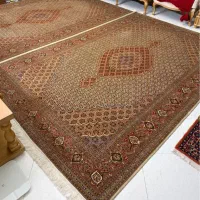 فرش ماهی تبریز ، ۵۰ رج ۷ متن گل ابریشم