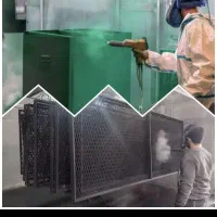 خدمات رنگ پودری کوره ای الکترواستاتیک البرز