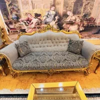 مبل سلطنتی چوب راش درحد آکبند هفت نفره