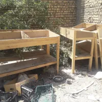 میز چهارپایه دوطبقه
