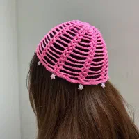 کلاه تابستانه قلاب بافی