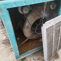 کولر درحال کار  سنگر کار با موتور نو موتوژن